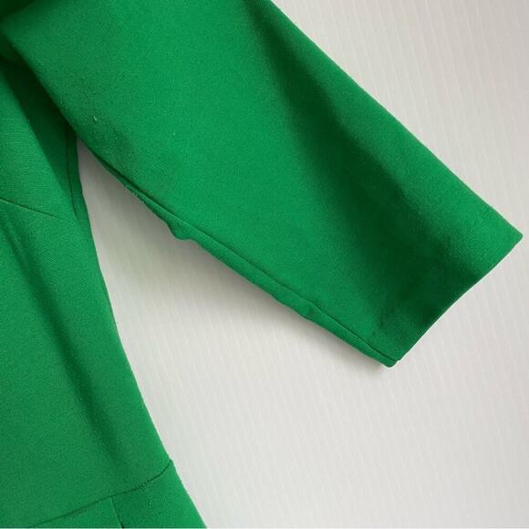 Lindex Holly & Whyte green above elbow length sleeve fit and flare back zip XS - Picture 6 of 9